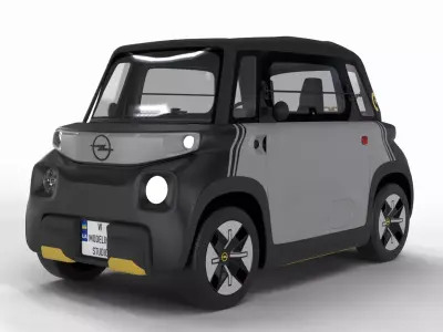 Opel Rock-e 2020  Fire  Service 3d model   3D model