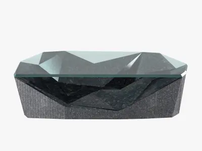 Holly Hunt SEISMIC COCKTAIL TABLE 3D model