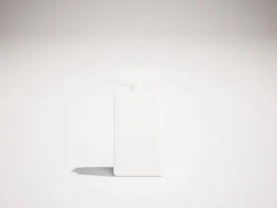 perfume bottle  musc noir rose 3D model