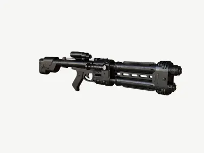 Stormtrooper riffle -- EBlasterRifle 3D model