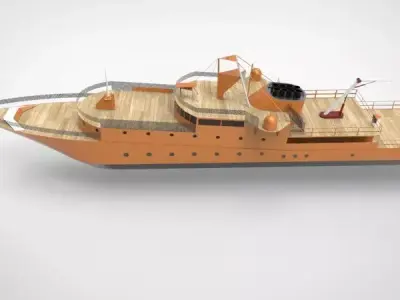 research ship type Y 3D model