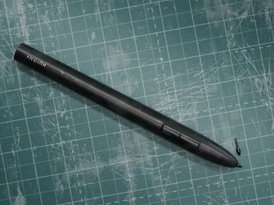 Huion Digital Pen 1060 Plus Low-poly 3D model