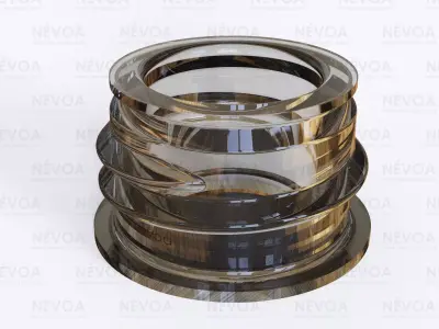Neck finish - SP 100 - 24 - voluntary standard 3D model