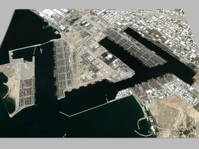  Port of Jebel AliJebel Ali Dubai United Arab Emirates 3D model