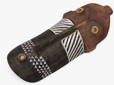  African Congo Mask 7 