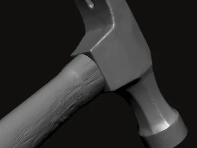 Hammer - High Detailed Free 3D print model