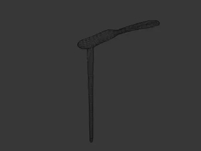 Prehistoric Weapon Low-poly 3D model