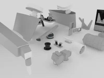 Yacht-Marine Equipment 3D model