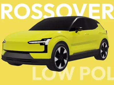Crossover - Low poly Free low-poly 3D model