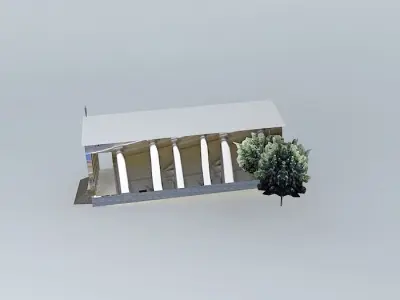 Campinense Academy of Letters Campinas 3D model