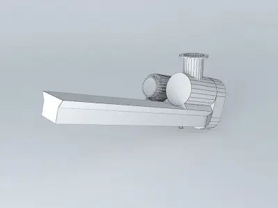 Fröling agitator for wood chips boiler Free 3D model