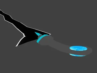 Keris-5 Low-poly 3D model