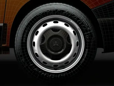 Mitsubishi Express Combi 2020 wheel 3D model