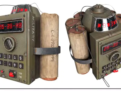 Dynamite 20 3D model