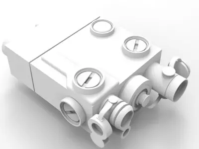 DBAL-A2 Laser Low-poly 3D model