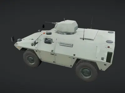 military armored vehicle 3D model
