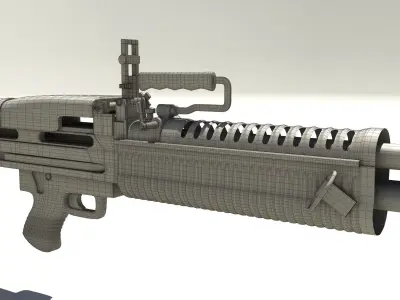 M60 Rifle Low-poly 3D model