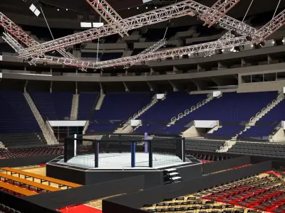 Octagon UFC Arena Interior  purchase 3D model