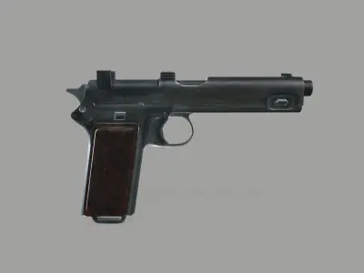 Steyr M1912 Low-poly 3D model