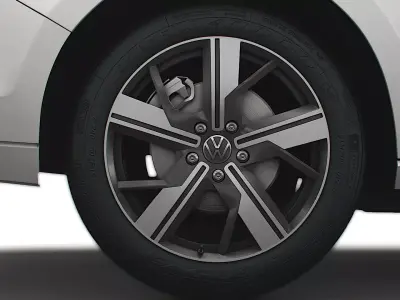 Volkswagen Caddy Life 2021 wheel 3D model