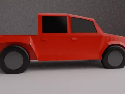 Truck  Low-poly 3D model from CGTrader