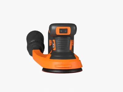 Random Orbital Sander Low-poly 3D model