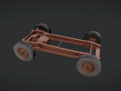 vehicle chassis 3D model purchase