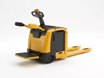 Industrial Logistics Electric Ride On Pallet Jack 3D model