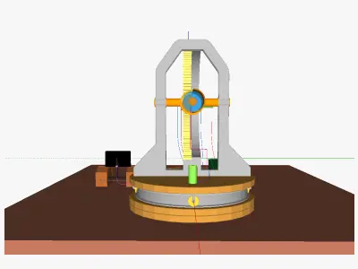 Remote operated telescope 3D model