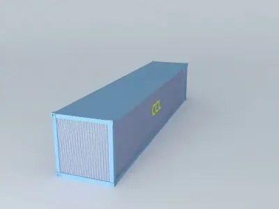 Costa container Line Free 3D model