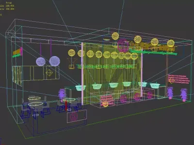 Exhibition - Area -6X9-3DMAX2009-019 3D model