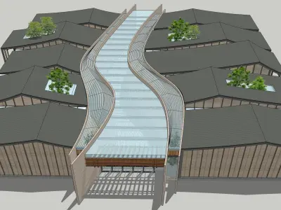 Sketchup Building F5 Free 3D model
