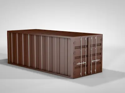 Container shipping 3D model order