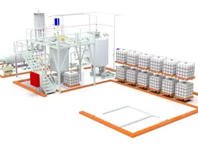 The 3D modeling and design of biodeisel drilling fluid 3D model