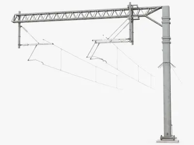  Railway Electrification Gantry Structure Gray 