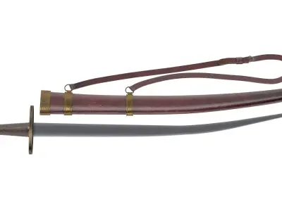 Paramerion Sword Low-poly 3D model