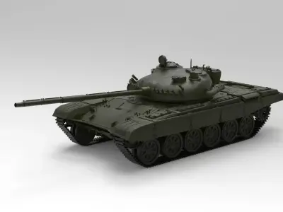 Tank T-72 3D model