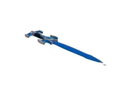 Futuristic Energy Sword 3D Model 3D model