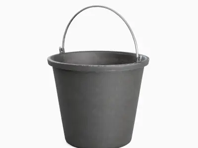 Industrial Bucket 03 Low-poly 3D model