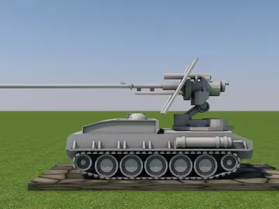 3D model of Tank Free 3D model