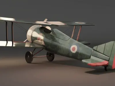 Hanriot HD1 - Airplane 3D model