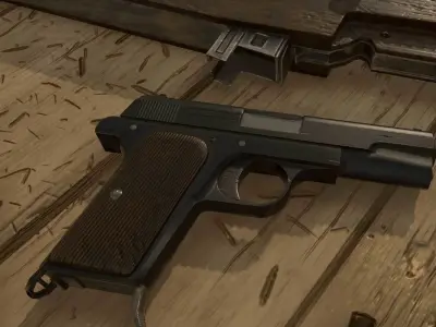 Hungarian Army Weapons from WW2 3D model