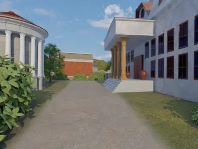 Ancient Coastal City 3D model