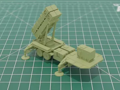 MIM-104 Patriot SAM Launcher 3D STL 3D print model