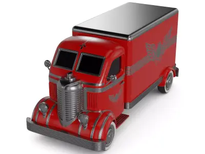 Refrigerated Truck 3D model from CGTrader