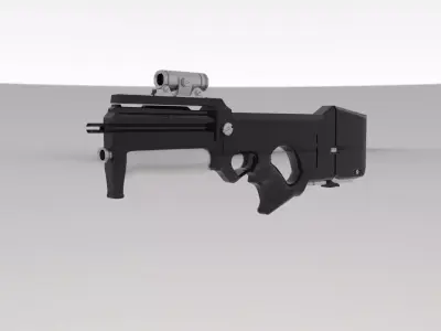 rifle gun Low-poly 3D model buy