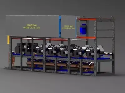 Secondary Nature parallel system rack Free 3D model