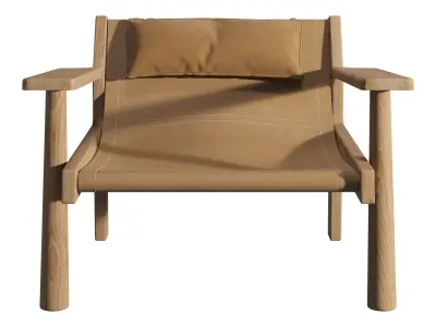 N903 Dune Lounge Chair 3D model