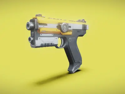 Gun Bundle 3D model buy