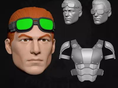Block Out GI Joe Fan Art STL files for action figures 3D print model purchase